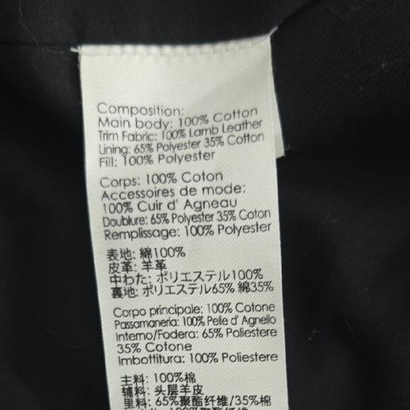 3.1 Phillip Lim Black and Tan Bomber Biker Jacket - Size 4 - Picture 13 of 15